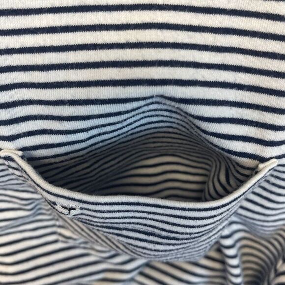 VINEYARD VINES Edgartown Polo Shirt Men's Small Black White Striped Short Sleeve - Picture 13 of 14